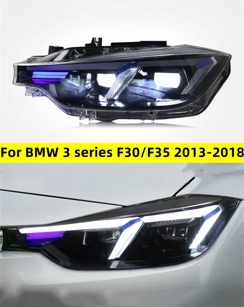 Pełna reflektor LED dla BMW 3Series F30/F35 20 13-20 18 320 325 DRL Dynamiczny sygnał dzienny