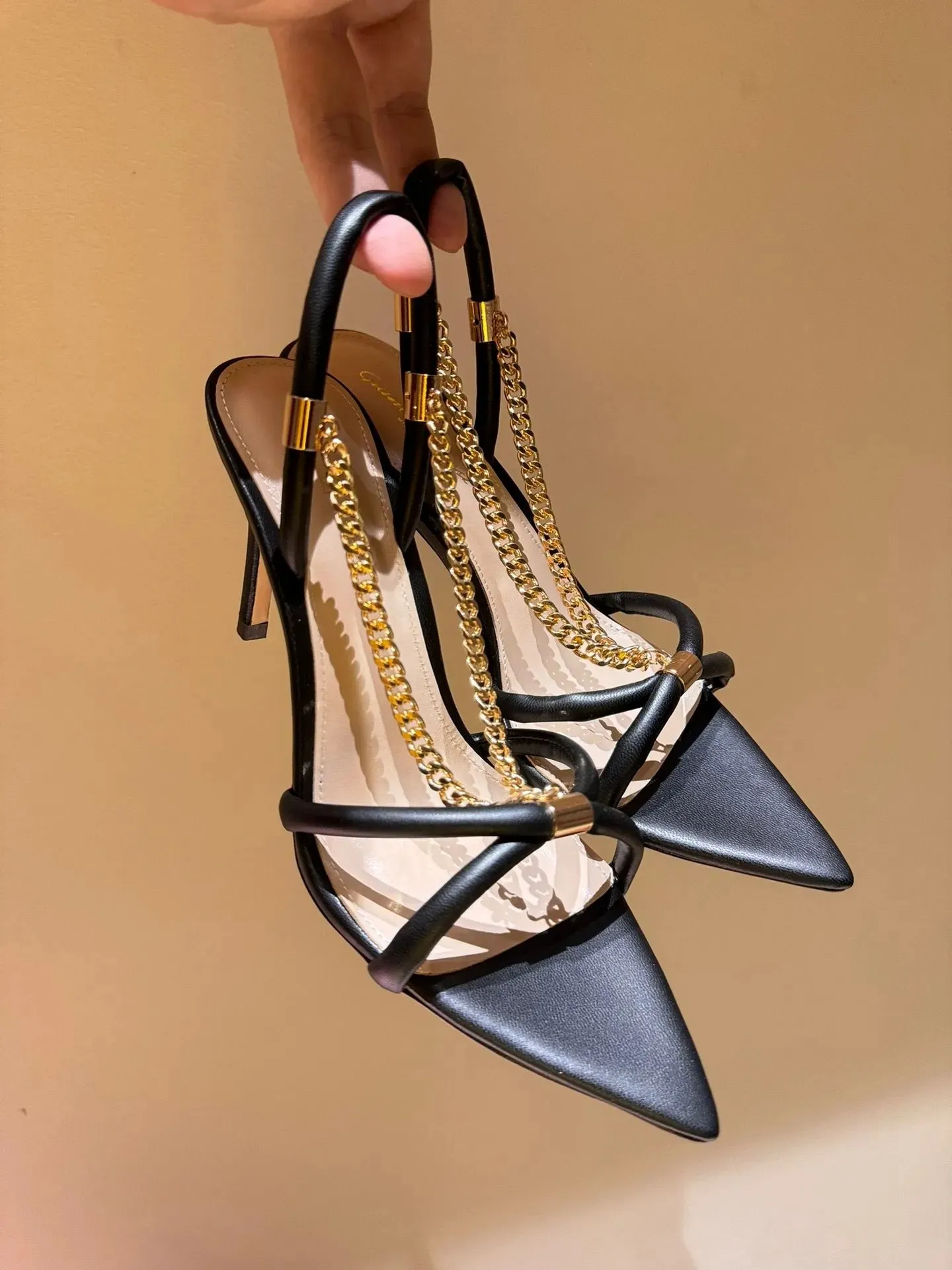 Elegante Sommer Gianvito Rossi Leder