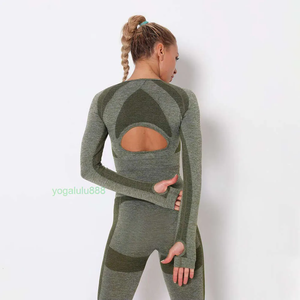Designer Yoga Sportwear Rastreeiros de fitness 2pcs usam leggings de duas peças para roupas ao ar livre de roupas esportivas de roupas de calca