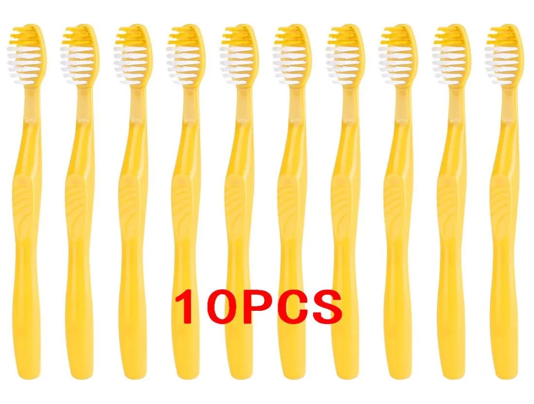 10 pcs El Brosse à dents jetable et dentifrice Whitetening Set Wash Wash Bash Brosse dentaire Suppens dentaire entièrement 7032819