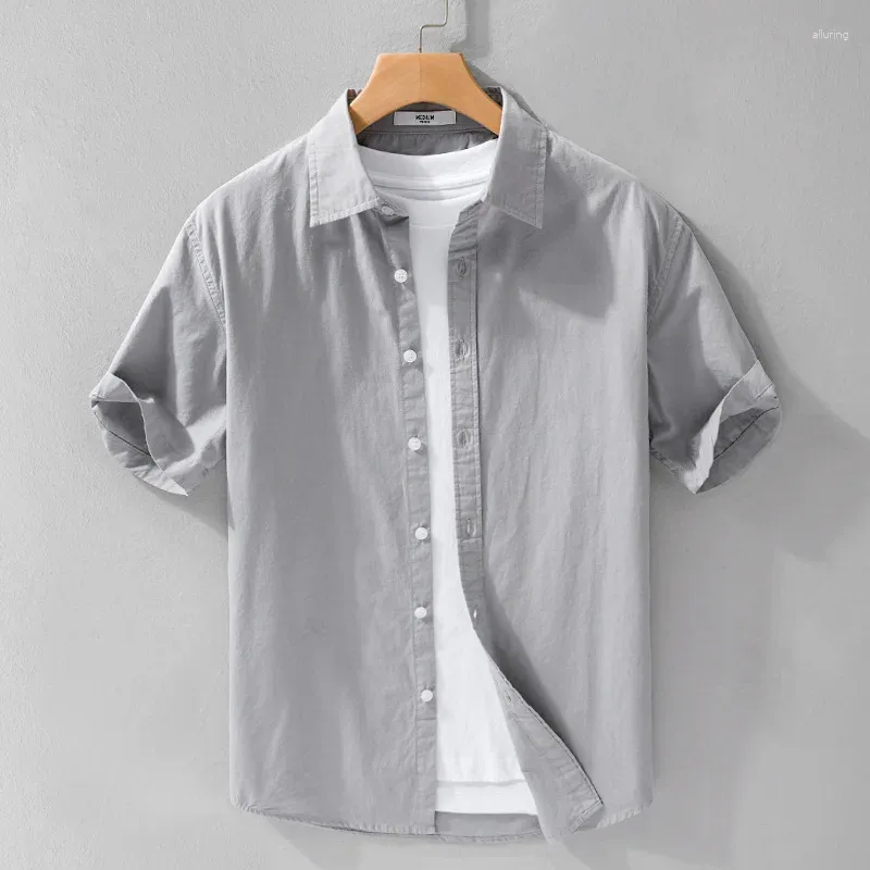 DHgate.com:Mens Casual Short Sleeve Button Down Shirt
