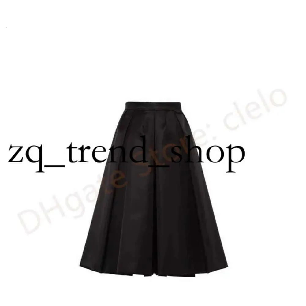 Modne garnitury wszechstronna sukienka dla kobiet Pół ciała spódnica z metalowym logo czarnym SML i damskimi paskiem zamka błyskawicznego Czarne khaki SML 2 95