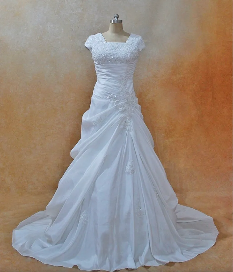 Настоящие изображения A-Line Свадебные платья оборки юбка для свадебных платьев без бретелек. Потрясающие свадебные платья