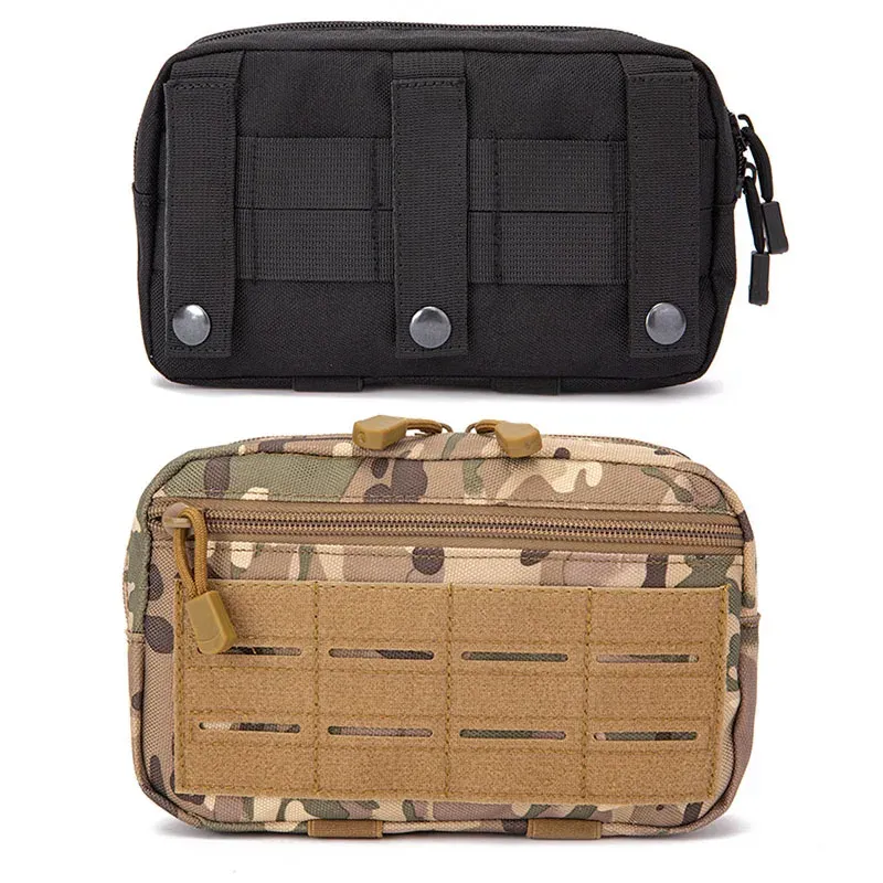 Förpackar Tactical Molle EDC Pouch First Aid Kit Pouch Cell Phone Pouch Holder midja Pack Emergency EMT Utility Tool Pouch Hunting Bag