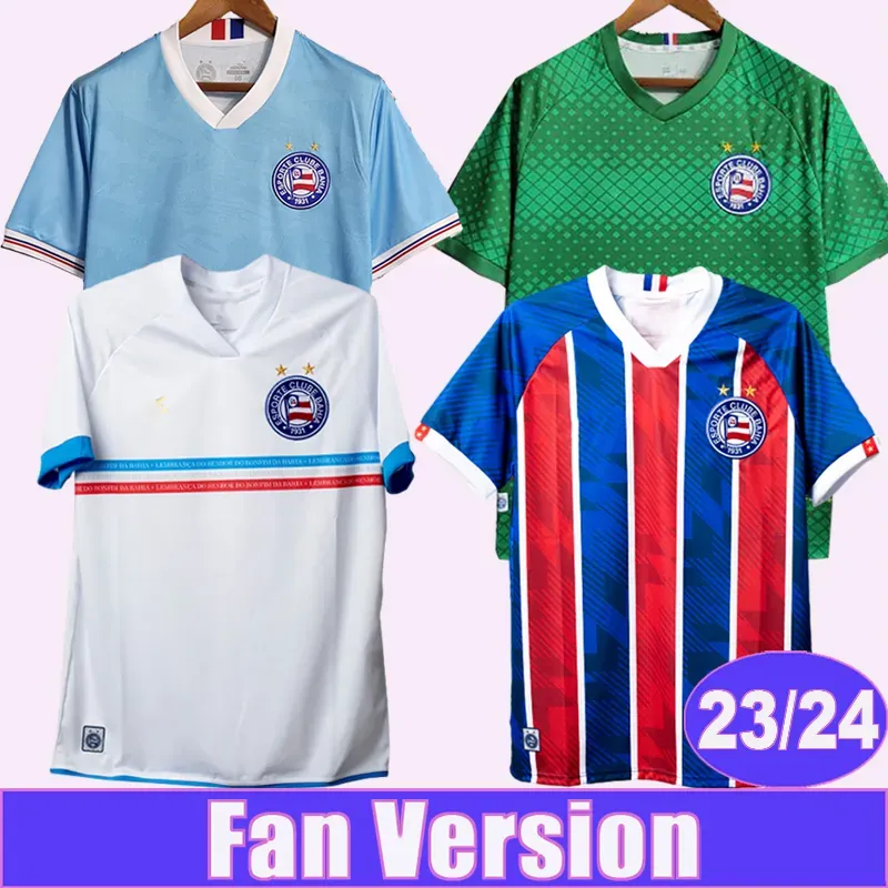 Use 23 24 EC Bahia Rezende Mens Camisas de futebol Daniel Jacare Everaldo Biel Home Away Away 3rd Goalkeeper Football Club Club