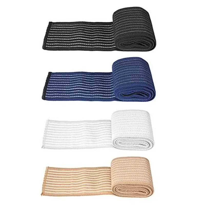 2024 Bandage élastique Compression Support d'exercice Support Band de protège-genou Bande de protection de la cheville Matte de la cheville Pouple du poignet Support 1 pièce Bandage élastique