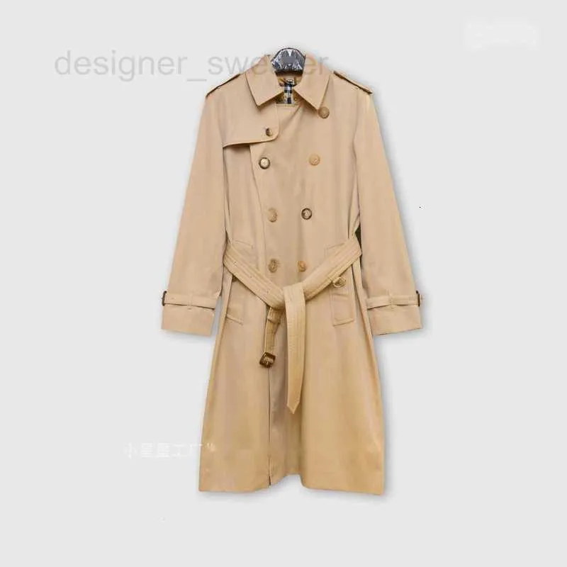 Women's Trench Coats Designer Waterproof KensingtonVersion Heritage Trench Long Windbreaker VBTV