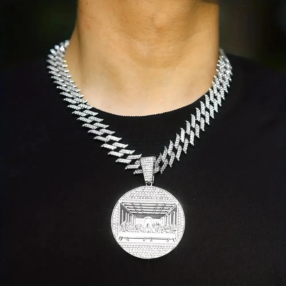 TOPGRILLZ – Collier pour rappeur, chaîne 3 mm, 18, 20, 24 ou 30 pouces
