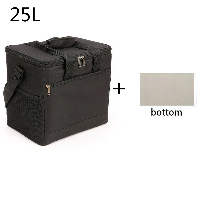 Väskor 25L Cooler Box Food Bag Outdoor Portable Waterproof Picnic Bag Cold Storage
