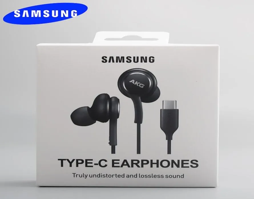 Samsung Galaxy Note 10 S20 Plus Typ C Earphones inear Wired MIC Volymkontroll USBC -headset för S21 S20 inte E 20 Ultra A80 A906667509
