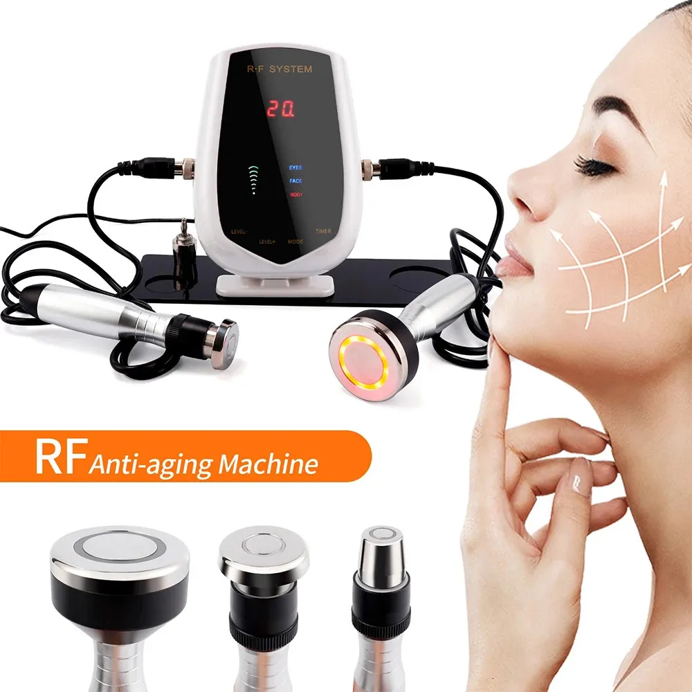 Outils de soins de la peau de la radio-fréquence 5MHz Rf Face Beauty Machine de beauté Repierre REMBUSTION Souvrage des rides Massage corporel anti-âge 240417