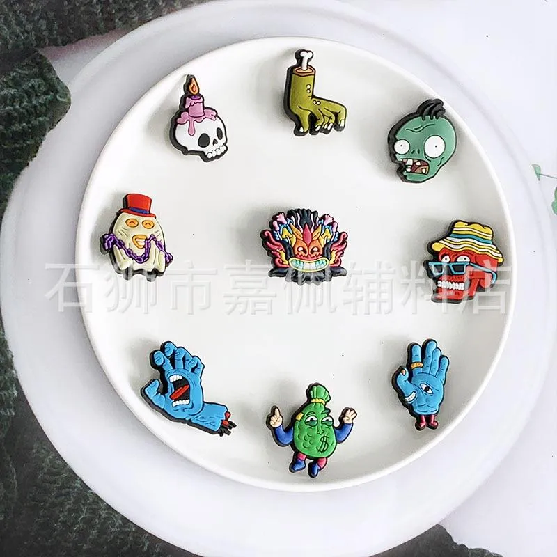 Anime charms wholesale childhood memories witches funny gift cartoon charms shoe accessories pvc decoration buckle soft rubber clog charms