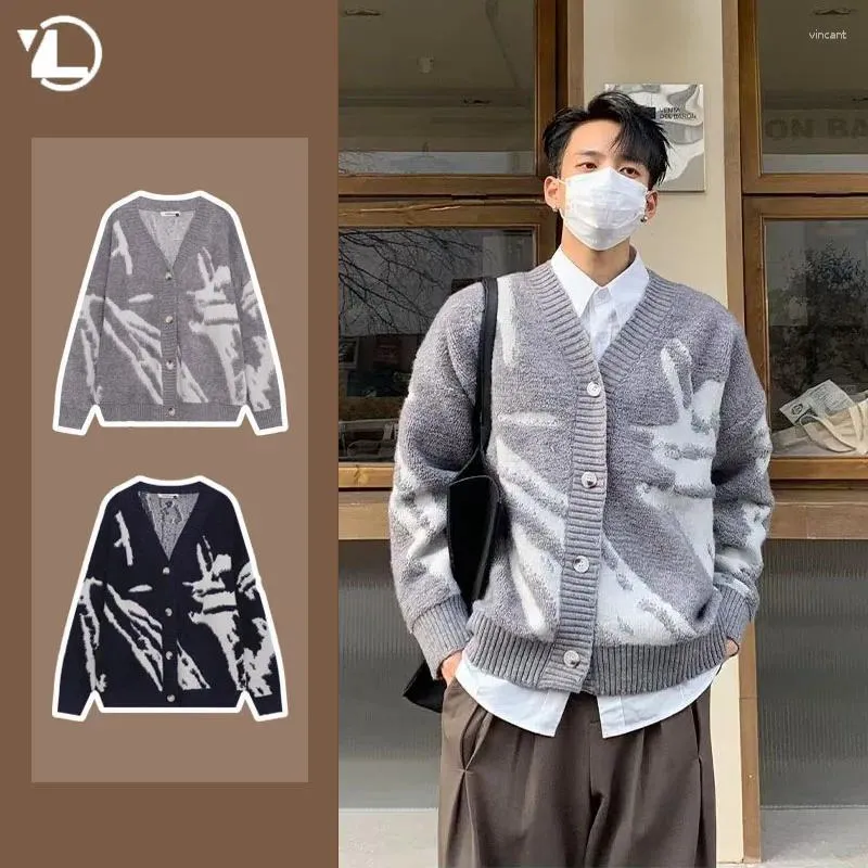 Vincant Men s Knit Cardigan with Unique and Comfortable Material