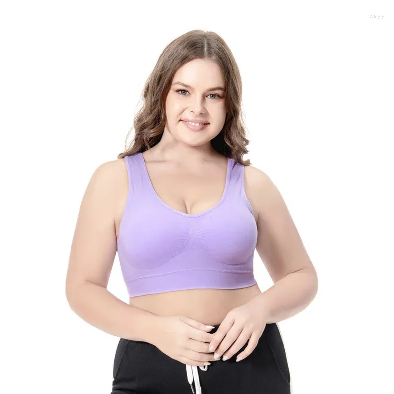 Camisoles Tanks 5xl-7xl Women Yoga sujetador sin costura para el entrenamiento de la ropa interior