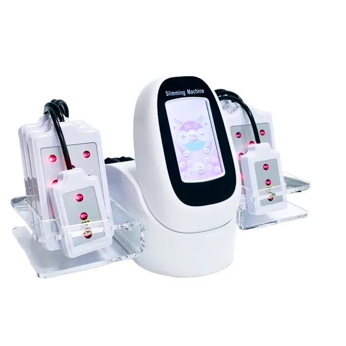 Mini laser machine de beauté équipement 8 pad lipo lasers lllt diode élimination retirer la perte de matières gras