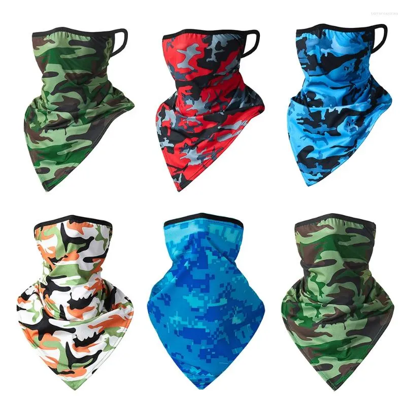Scarves Summer Cycling Mask Neck Tube Scarf Headscarves Silk Face Cover Headwear Bandana Sports Outdoor UV Protection