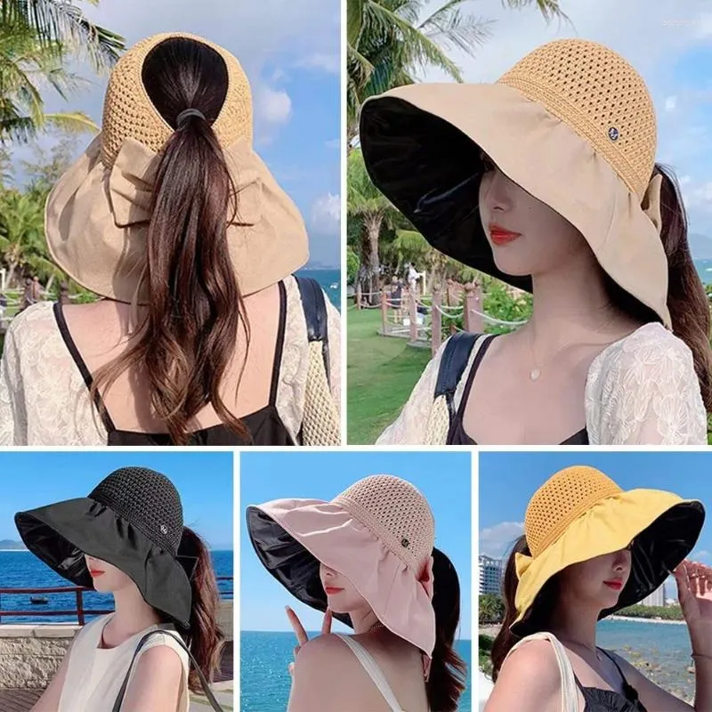 Brede rand hoeden opvouwbare emmer hoed zomer UV Protection Sunshade ademend draagbare stranddop