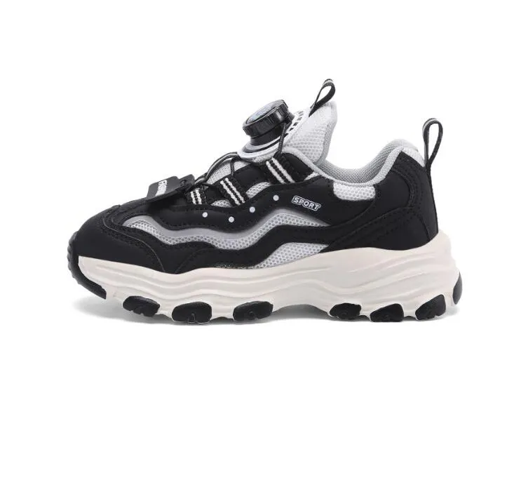 Scarpe sportive per bambini di alta qualità Big Kids Scarpe atletiche per bambini Girl Girls Sneaker Sneakers Tiger Hot Punch Black White Kid Running Scarpe 28-35