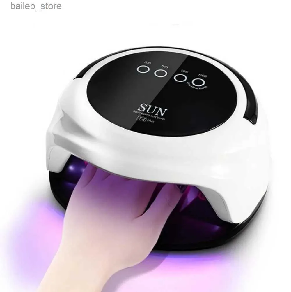 Nail Dryers 92W 42 LEDs Drying Lamp Manicure Professional UV Nail Dryer Curing Gel Nail Polish With USB Smart Timer Sun Light Nail Art Tools Y240419