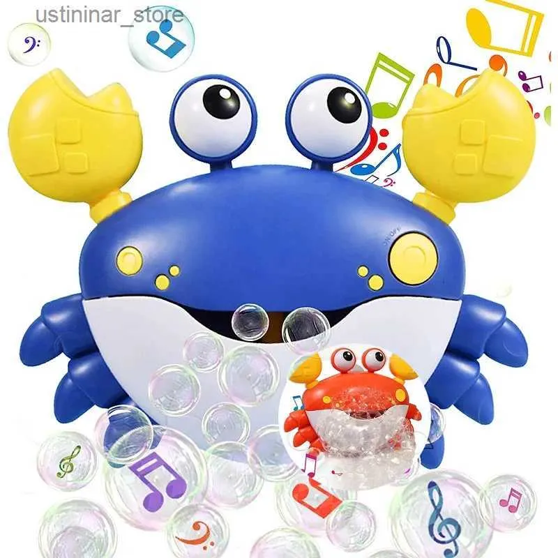 Sand spielen Wasser Spaß Baby Bad Spielzeug Bubble Machine Pools Krabben Frosch Musik Kinder Wasser Spaß Badewanne Seife Automatische Blasenhersteller Baby Spielzeug für Kindergeschenke L416