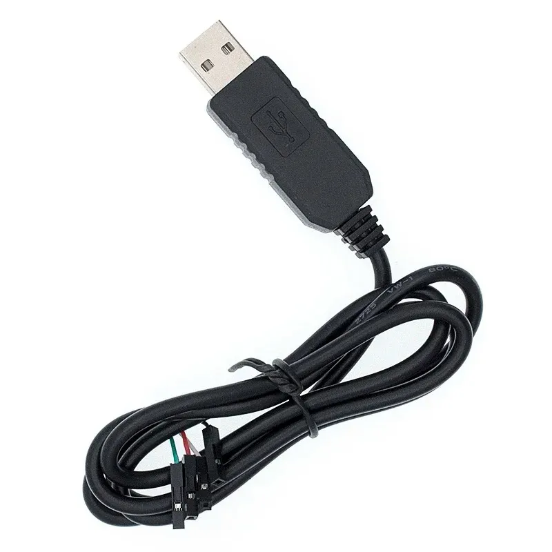 Ny 2024 PL2303 PL2303HX/PL2303TA USB till Rs232 TTL Converter Adapter-modul med dammsäker täckning PL2303HX för Arduino nedladdning Kabel för