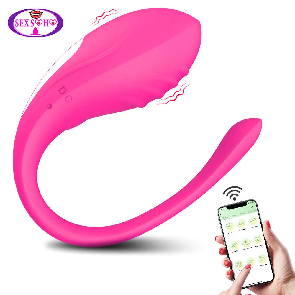 Draadloze app -controle dildo vibrator voor vrouwen vagina stimulator g spot ei clit massager Wearable Clitoral sexy speelgoed voor volwassenen