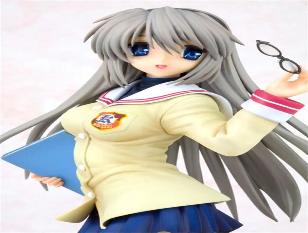 Anime 4 Feuilles Clannad Tomoyo Sakagami Uniforme Ver16 PVC 25cm Figure modèle Toys Doll8464261