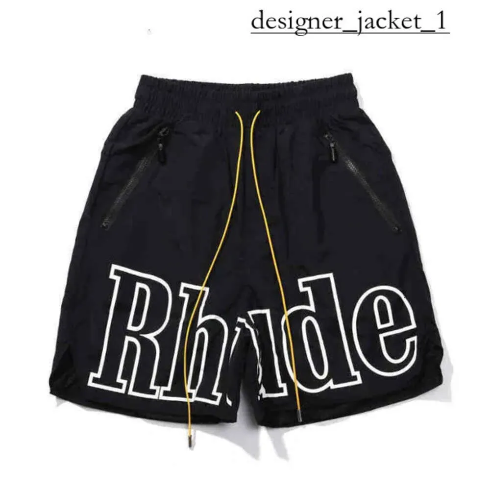 Rhude Designer Shorts Mens Shorts 럭셔리 트렌디 한 스트리트웨어 Rhude 반바지 느슨하고 부드러운 고품질 여성 스포츠 짧은 바지 빠른 드라이 Rhude 반바지 남자 5316