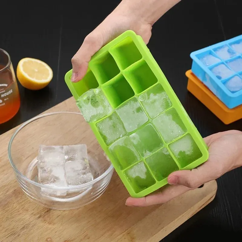 15 GRID SILICONE ICE CUBE CUBE PROGETTO ESEGGIO ALLA LASSEGLIA PASSAMENTO CUBE ICE AMPIONI CUSCINE PUB PUB BLOCCHI DI ICIE ICE CROUTTI STRUMI