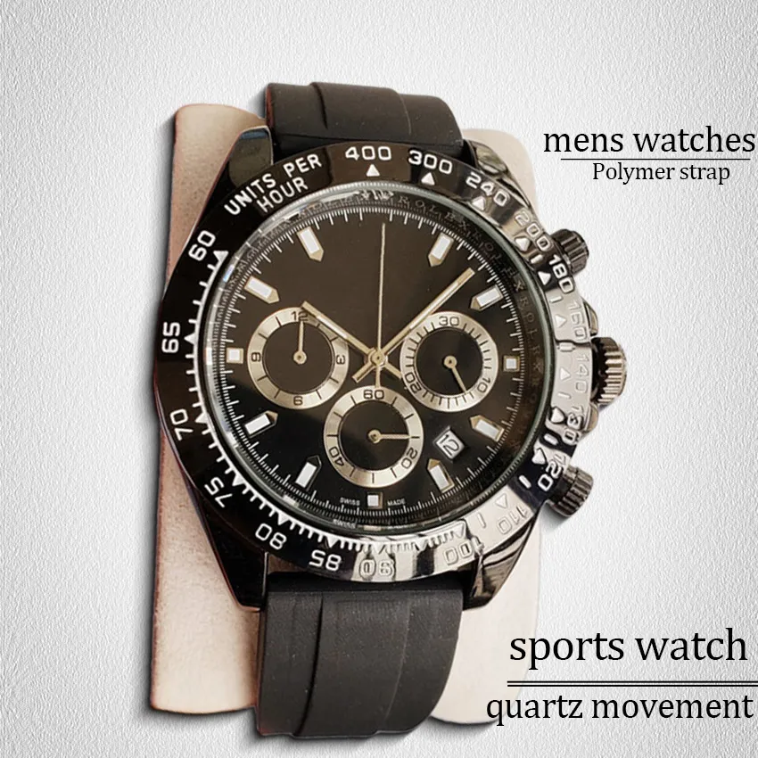 Luxury mass relógios de alta qualidade O movimento de quartzo relógios