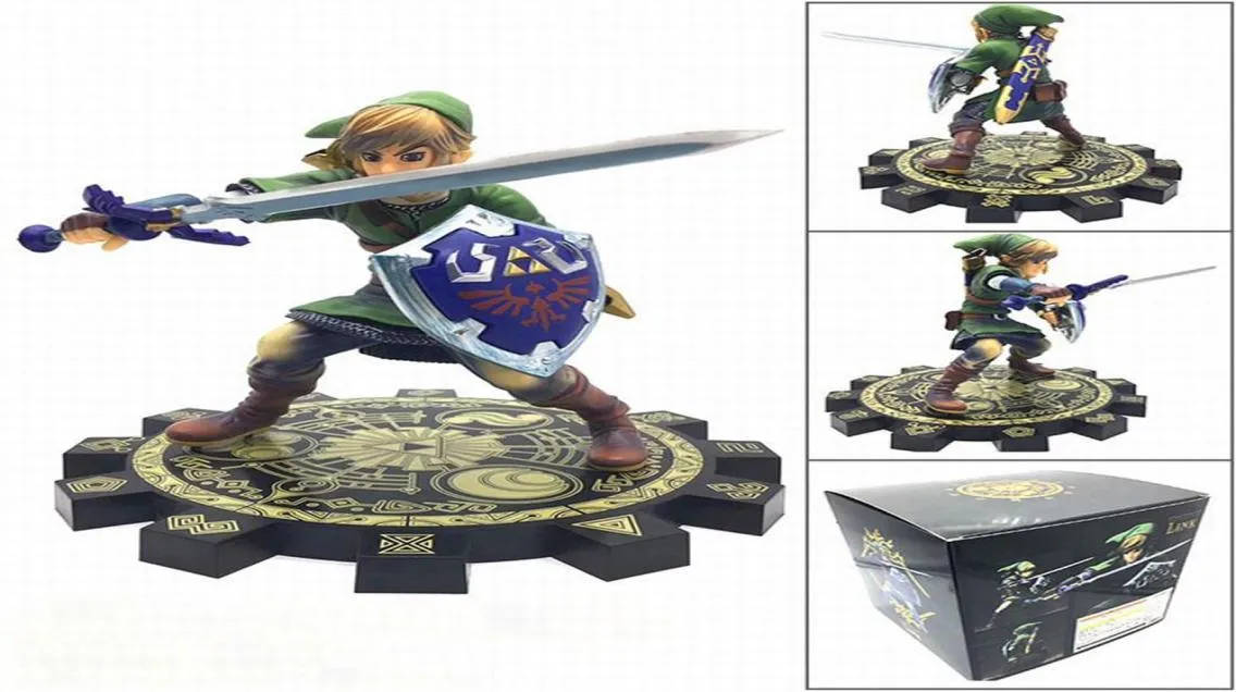 Action Zelda Figure Link Sword Anime Toys Model Doll Zelda Sword Figurine Collectible Juguetes Brinquedos PVC Collector Figma3574576