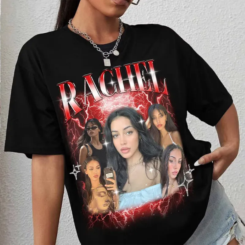 Benutzerdefinierte Bootleg Rap Tee Freundin Freund T-Shirt mit Gesichtsfoto Vintage T-Shirt Junggeselle Bachelorette Überraschung Personalisierte Geburtstagsgeschenkgröße S-4xl