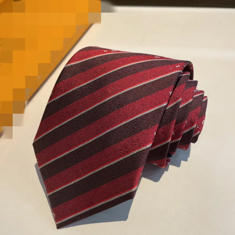 aa Men Ties fashion Silk Tie 100% Designer Necktie Jacquard Classic Woven Letter Handmade Necktie for Men Wedding Casual and Business NeckTies With Original Box