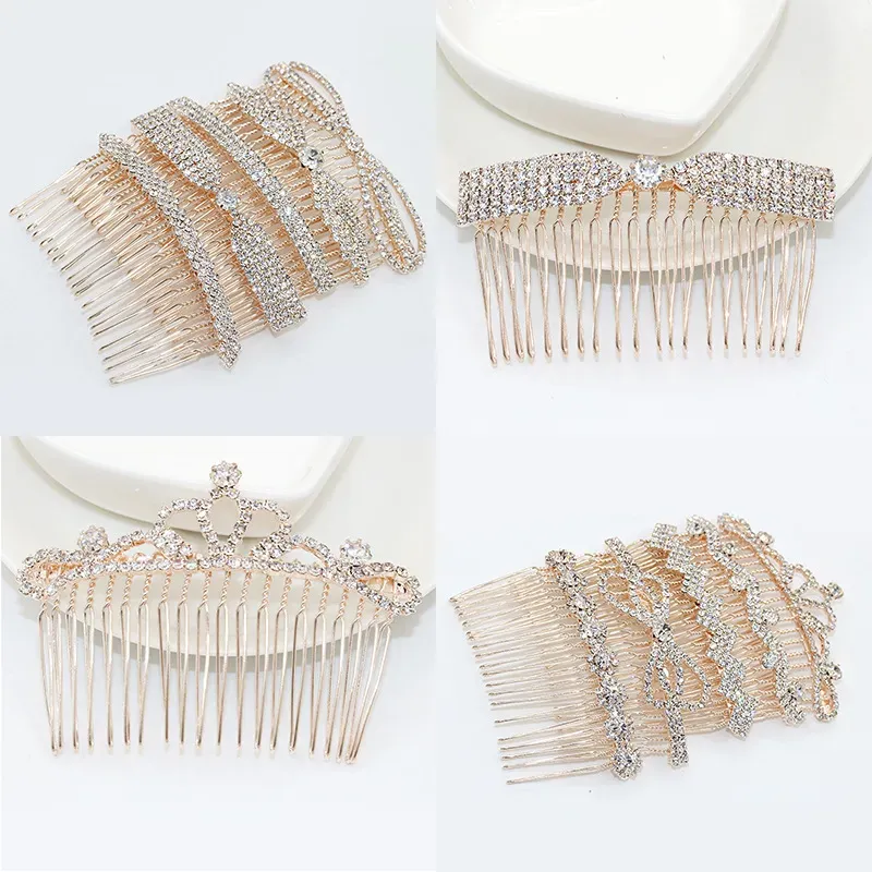 Barrettes Hair Clips Barrettes Свадебные голосотки ювелирные изделия для женщин Золото.