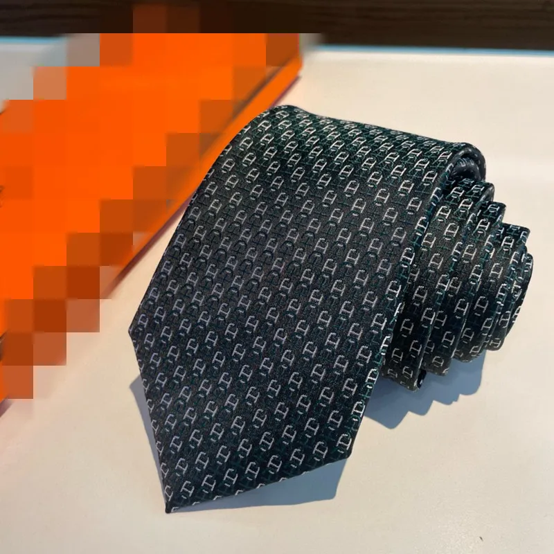 Мужчины связывают модную шелковую галстук 100% дизайнерский галстук Жаккард классический тканый буква