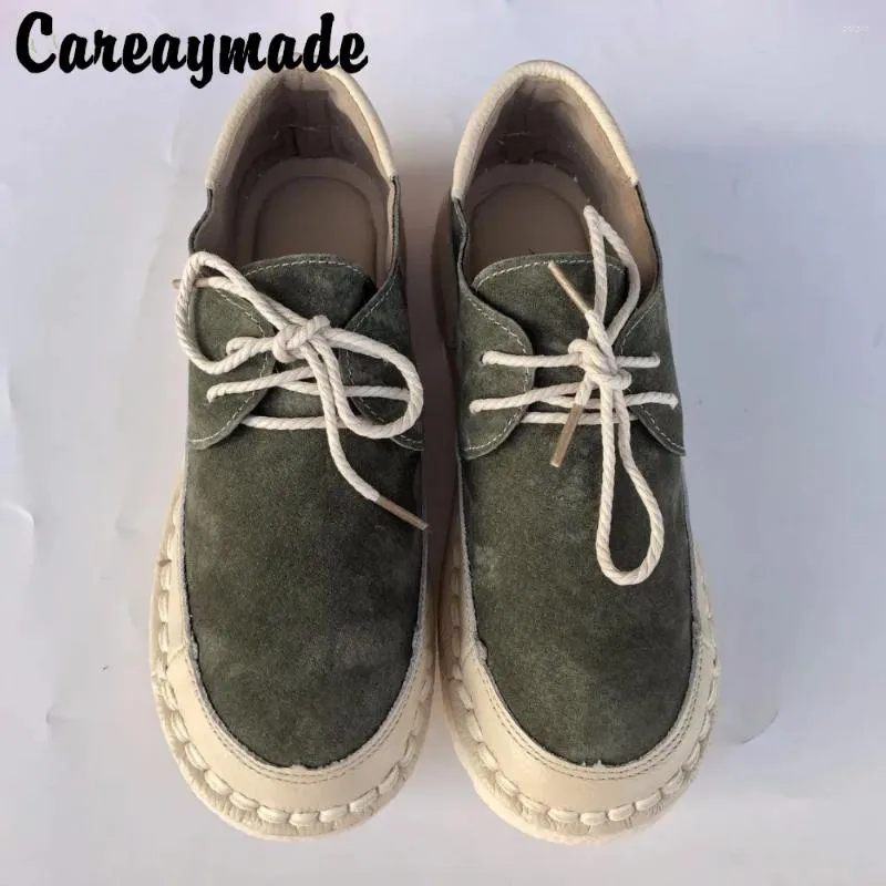 Chaussures décontractées cariaymade-2024 printemps japonais mori le fond doux en cuir authentique