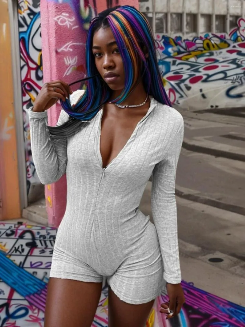 Jumpsuit shorts long sleeve hotsell