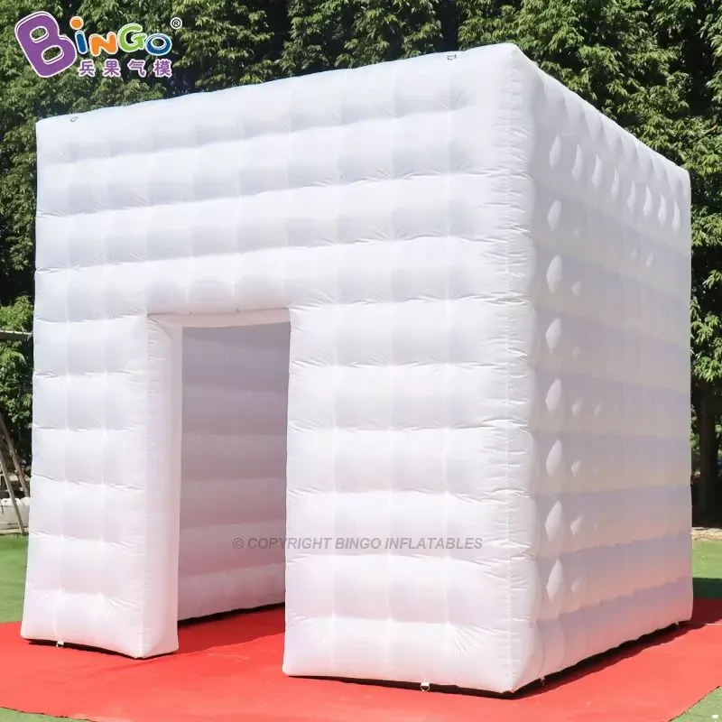 Customized Advertising Blasable Square Tent Trade Show Zelt Blow -up Photo Booth für Party -Event -Dekoration Spielzeug Sportarten