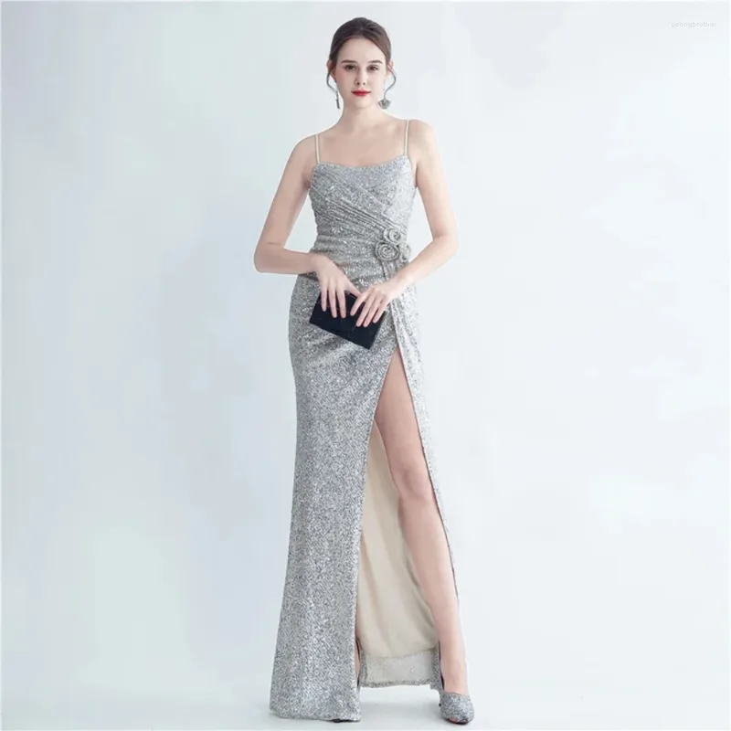 green emerald velvet dress Stunning A-Line Square Neck Spaghetti Straps Satin Prom Dresses with S   Bridelily