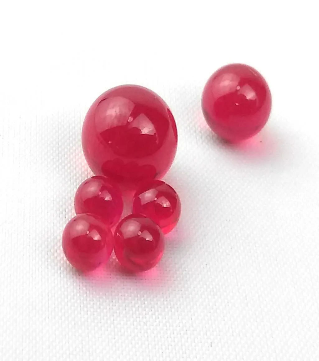 Ny 4mm 6mm 8mm Ruby Pearl Terp Ball Beads Tops Insert Color Changed Pearls For Quartz Banger Nail Glass Water Bongs Röker 6097664