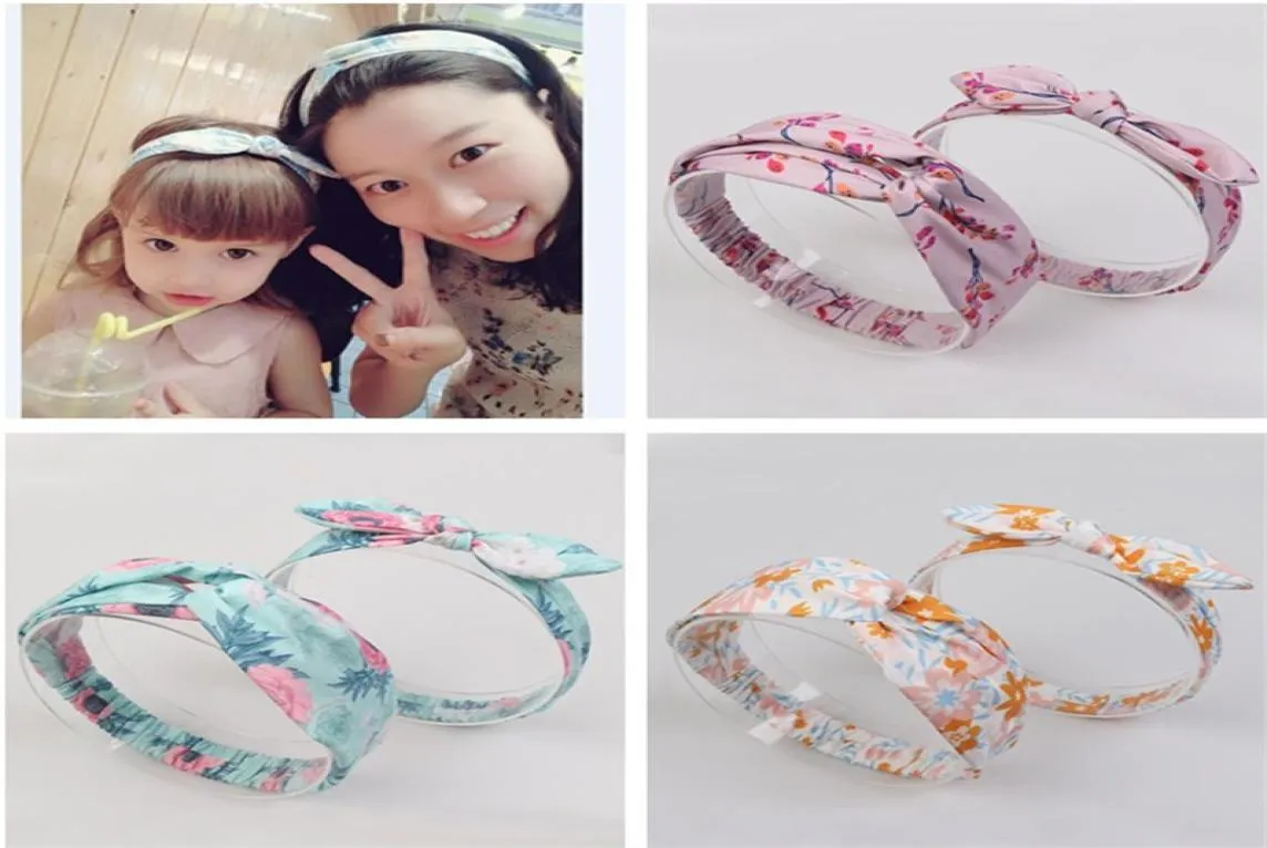 Korea Wysokiej jakości ręcznie robione rodzicielstwo bawełniane węzeł krawat do włosów akcesoria dziewczęta opaska na włosy opaska do włosów krawaty 7706140