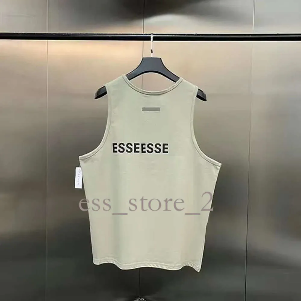 ESS -Shirt Herren T -Shirt Essentialshorts T -Shirt Designer T Shirt Short Pant EssentialsWeatshirts Buchstabe reine Damen Pullover Top -Qualität ärmellose Tanktop 706