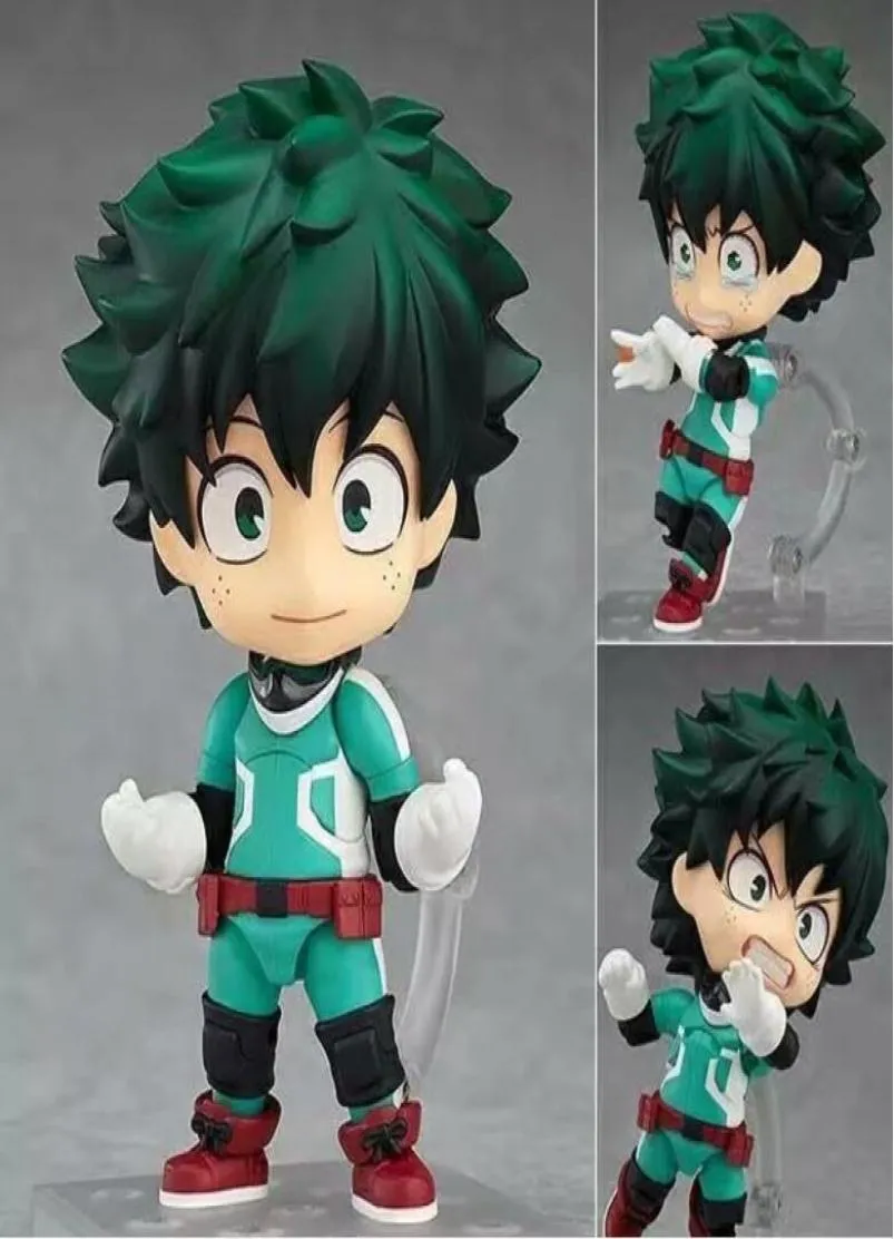 10cm Anime Academia My Hero Figure Midoriya Izuku Bakugou Katsuki Todoroki Shouto GSC Q Version PVC Figures d'action Toys7426347