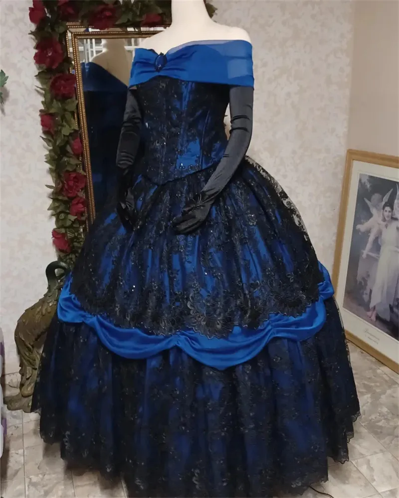sachin and babi light blue dress Princess Prom Dresses
