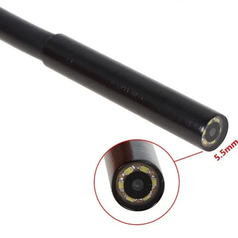 2024 5,5 mm HD Telefon Android Komputer USB Endoscope Rurociąg Auto Repair Endoscope Cord 3,5M 1. dla Endoskopu telefonu z Androidem