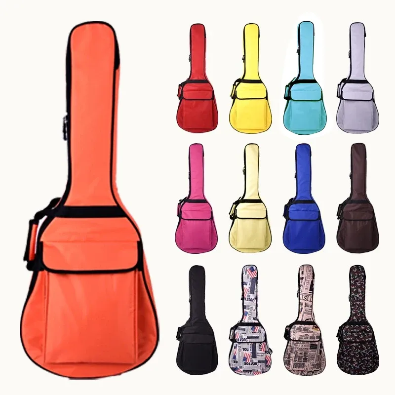 Bags Scione Thickened Folk Acoustic Guitar Bag 36/39/41inch Classical Electric Guitar Bag Sleeve Backpack Piano Bag Guitar Accessorie