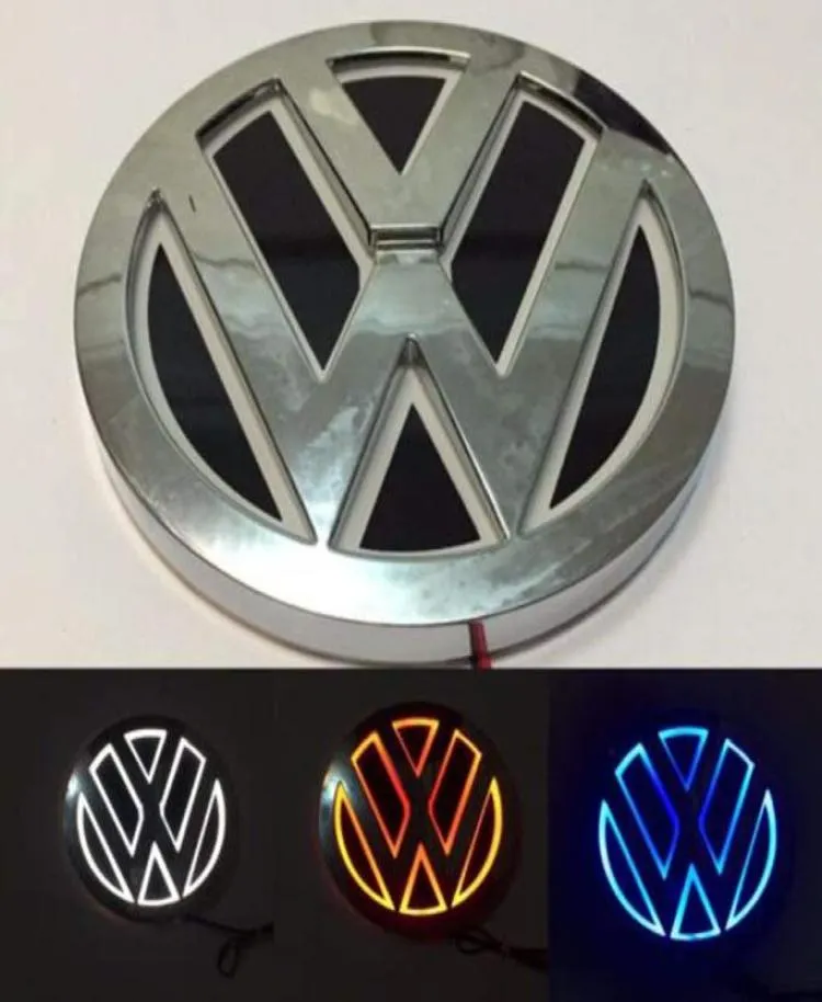5d LED Car Tail Logo Light pour VW CC Bora Golf Magotan Tiguan Screocco Badge Light9679960