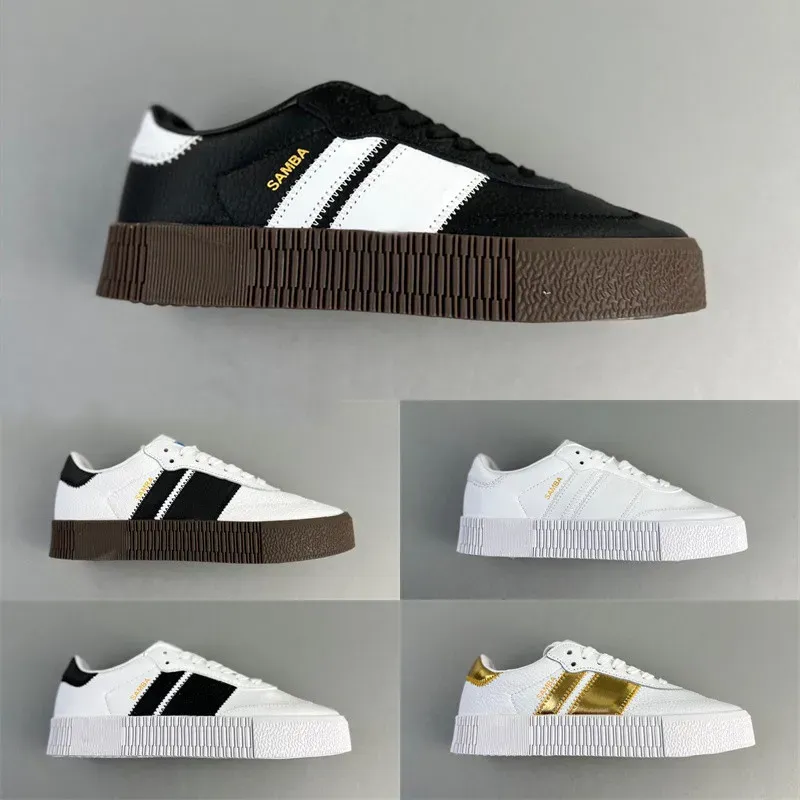 Modedesigner sneakers för kvinnor zapatos män casual skor super stjärna smed all-match bekväma sneakers högkvalitativa plattformskor 36-44