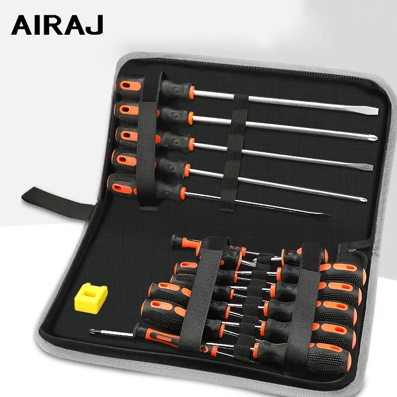 Airaj Universal 6810 PCS Suptriver Установите многофункциональный инструмент ремонта деталей прибора Один слово с магнитизатором и Storag 240418