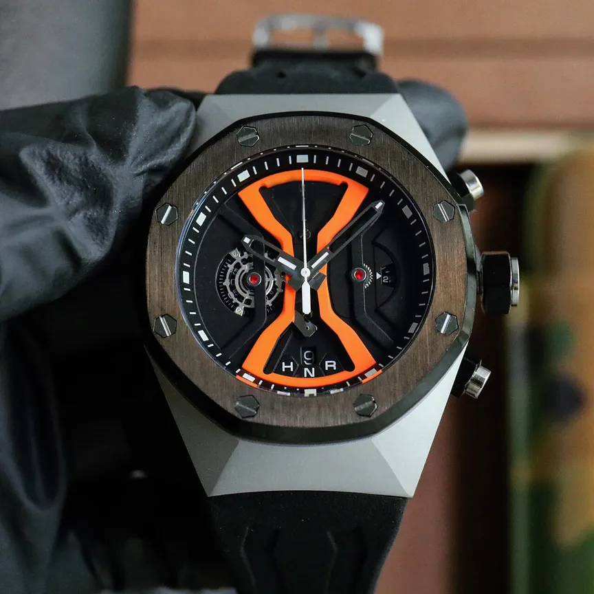 Designer Uhr Wache für Männer Automatische mechanische Bewegung Uhren 44mm Hardlex Glass Calender Watch Gummi -Streifen Montre de Luxe Fashion Watch
